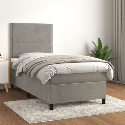 Lit à sommier tapissier avec matelas