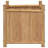 Bayou Breeze Planter 15.7"X15.7"X31.5" Bamboo-1572993377