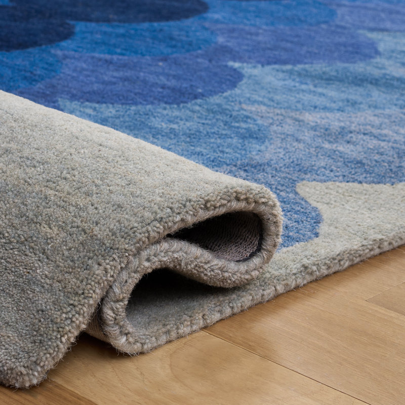 Metro Hand Tufted Wool;Cotton Geometric Indoor Rug, 5'-0" X 8'-0" Rectangle