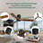 52 Inch Low Profile Ceiling Fan DC 3 Carved Wood Fan Blade Noiseless Reversible Motor Remote Control Without Light