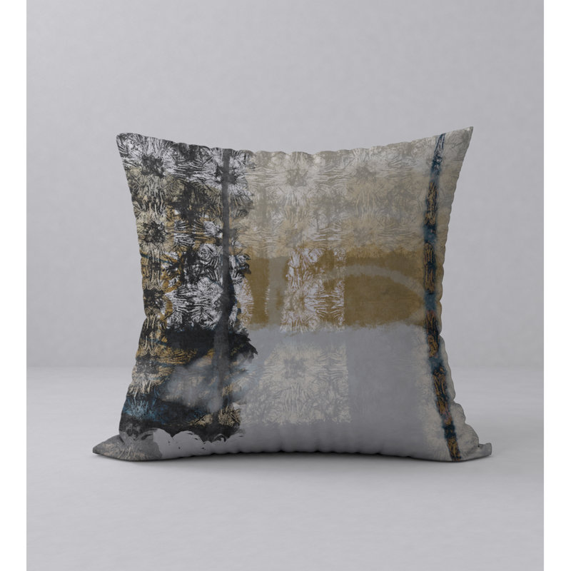 Housse de coussin carrée renommée Tangy, 24" X 24"