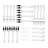 Yesenia 18/0 Stainless Steel Satin/Mirror 45 Pieces Flatware Set