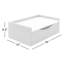 Tablette flottante avec tiroir Benning-94320015
