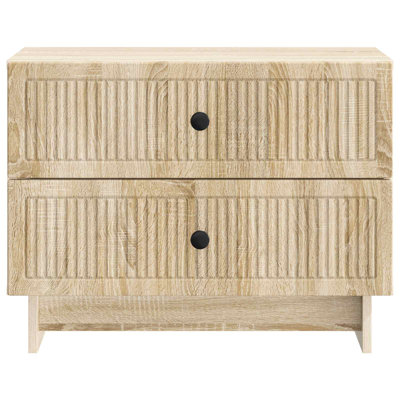 62cm W Manufactured Wood Bedside Table