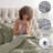 Bed-in-a-Bag Pinch Pleat Comforter Set with Bed Sheets & Memory Foam Cooling Pillows-116163014-116163038