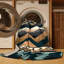  Tapis lavable Mountain Ridge Southwestern-443466897