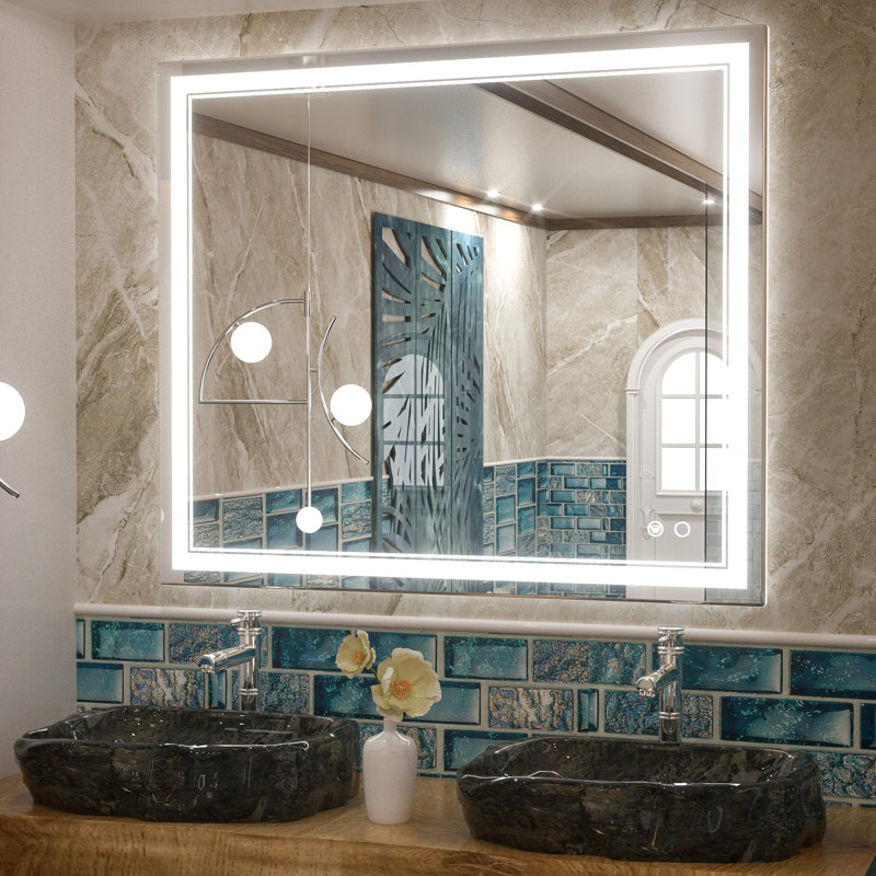 Miroir de salle de bain Kaelia, 36 po x 42 po