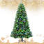 7' H Lighted Artificial Spruce Christmas Tree
