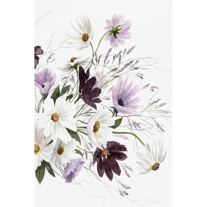 Bouquet d'améthyste II, H 12 po x l 8 po
