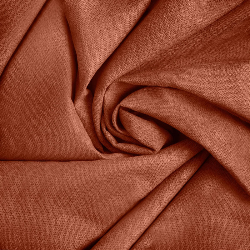 Velvet Feel Chenille Scatter Cushion Cover, Orange, 55 cm x 55 cm