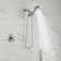 Dual Shower Faucet Set with Valve High Pressure 2 in 1 Shower Combo Set Shower System with Handheld