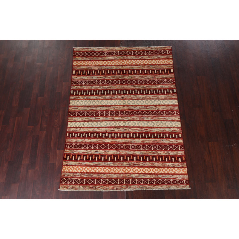 Tapis rayé Gabbeh 5 x 7