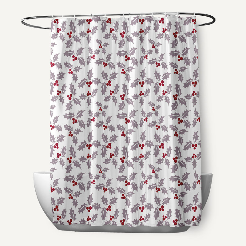 Rideau de douche Holly Bush, Mauve clair