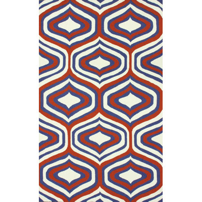 Oneil Wool Geometric Indoor Rug