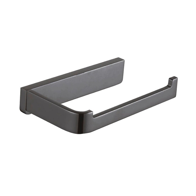 Devon Mare Toilet Paper Holder - Wall Mount - 6" Brass/Brushed Nickel, Graphite