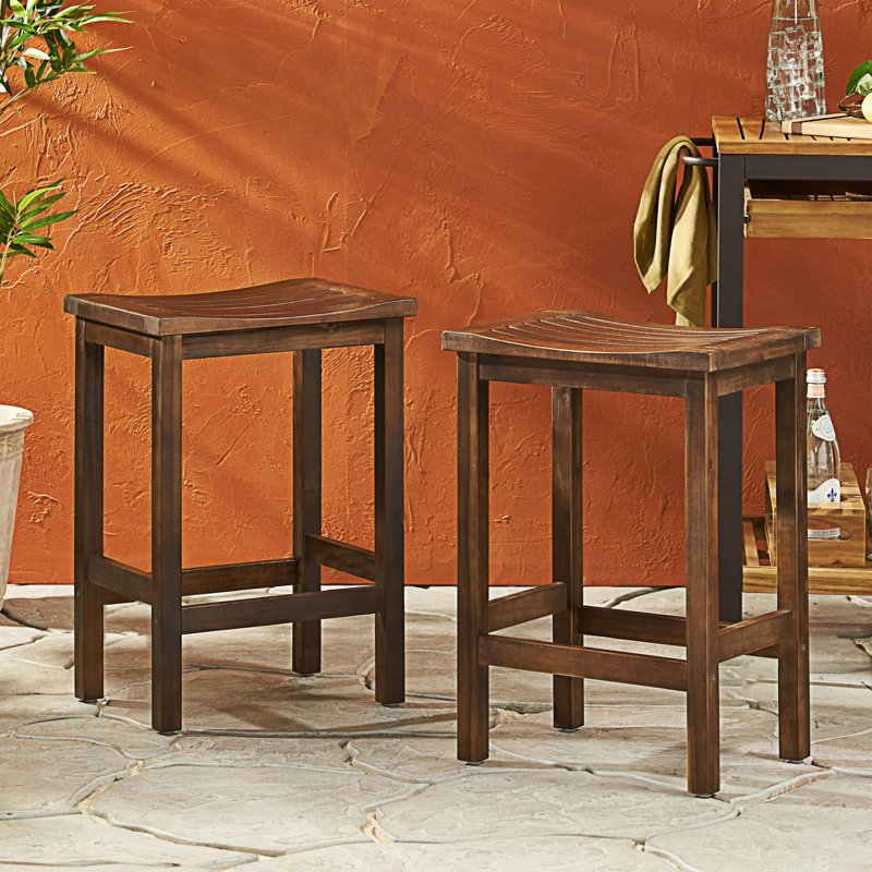 Set Of 2 Outdoor Counter Height Barstool