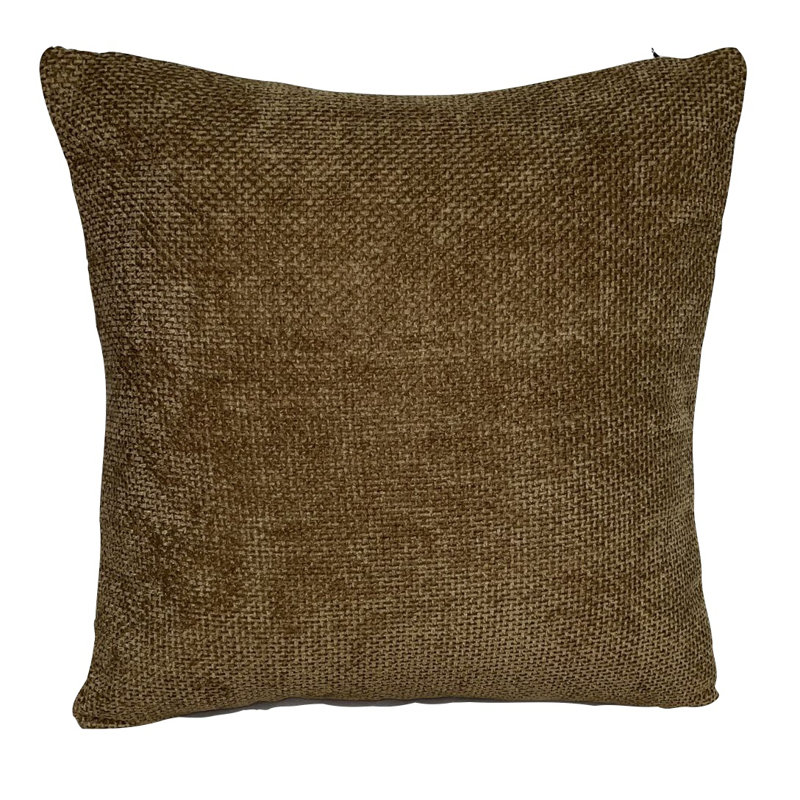 Square Cushion Cover, Brown