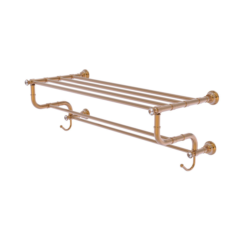 Porte-serviettes mural Freyja, Bronze brossé, H 10,6 po x l 32 po x P 12,5 po