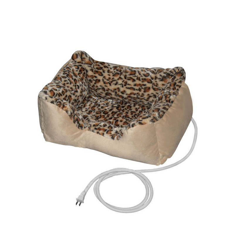 Hauer Animal Print Polyester Pet Bed