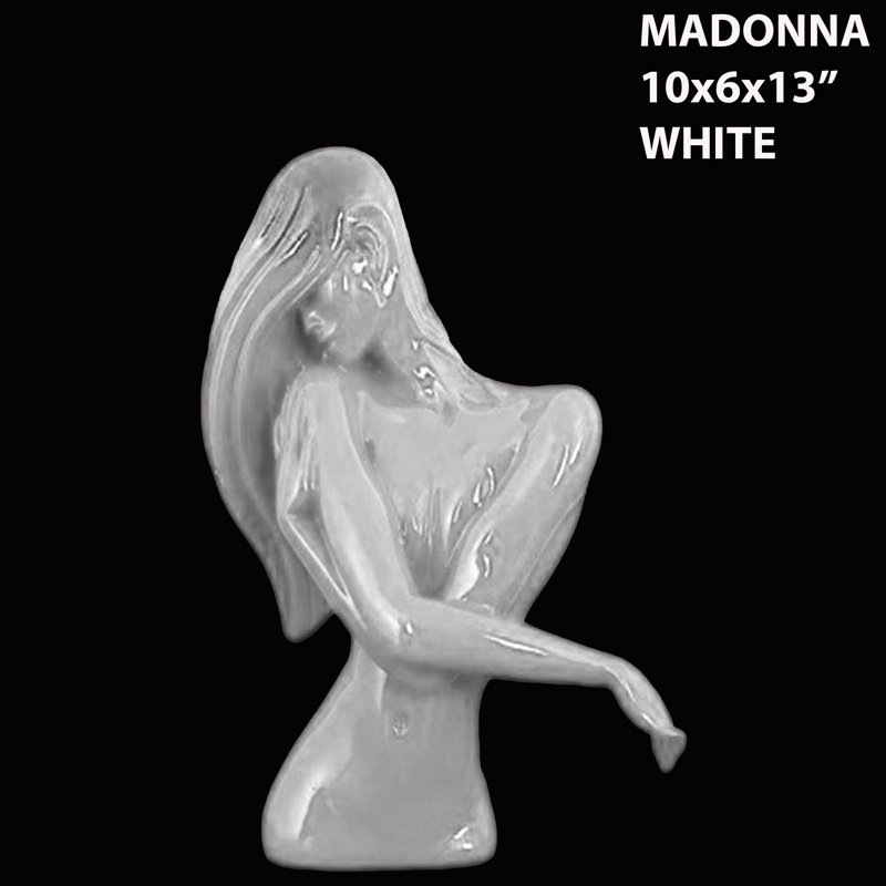 Dame moderne argentée, Blanc