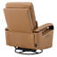 Fauteuil inclinable électrique pivotant en cuir véritable
