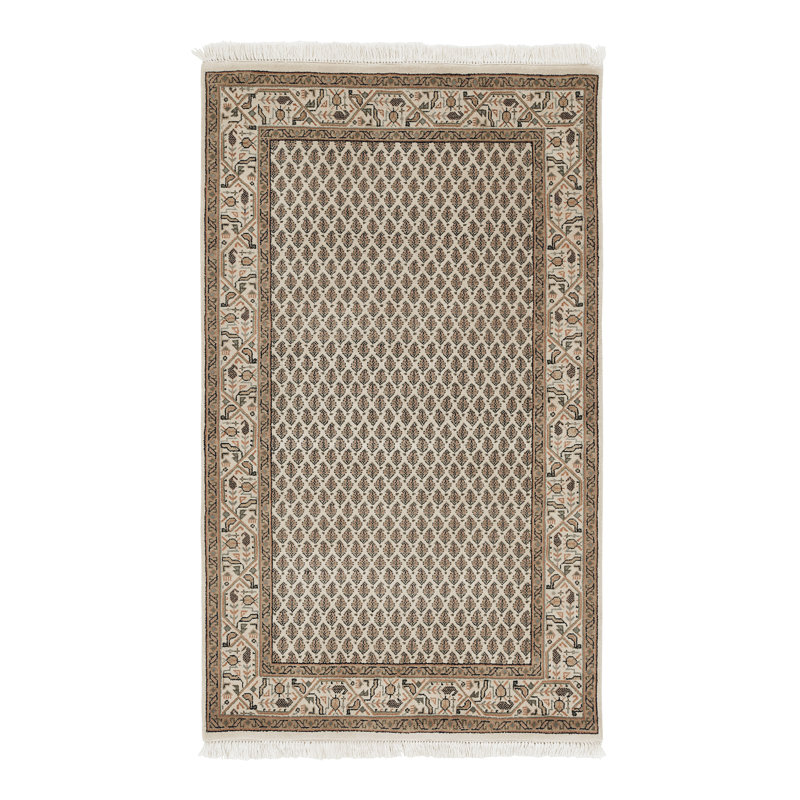 Haque Oriental Wool Hand Woven Area Rug, Rectangular 140 x 200cm