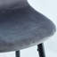 Tabouret de bar de 2 chaises de 30 po en velours à hauteur de comptoir avec dossier, pieds et repose-pieds en métal, assemblage facile, bleu pour la cuisine 2 - Robust Simple