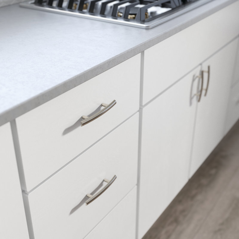 Individuals 3" Center to Center Arch Pull, Satin Nickel
