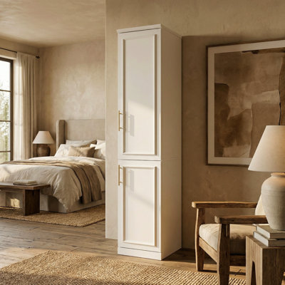 Compact 2-Door Wardrobe In Elegent Design