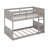 Twin Over Twin Floor Bunk Bed-393502640