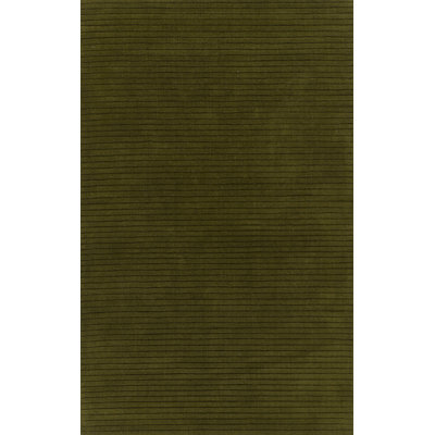  Tapis vert en laine tissé à la main Asher 5 pi x 8 pi