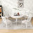 Afreena 4 - Person Extendable Dining Set-1331289265-1331289270-1331289268