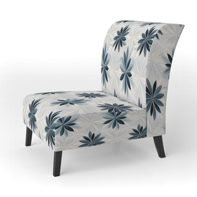 Nordic Tranquillity - Upholstered Modern Slipper Chair, White Accent Chair