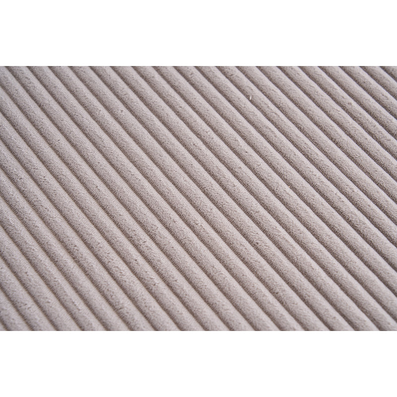 Stepanie Memory Foam 3-Seater Sofa, Light Gray Corduroy