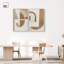 "Monolithe", impression abstraite duo sur toile par Art Remedy, cadre blanc, 30 x 45-361571104-361571133