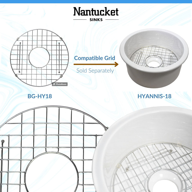 Nantucket Sinks Stainless Steel Bottom Grid BG-HY18