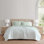 Ensemble de courtepointe en coton vert Martha Martha