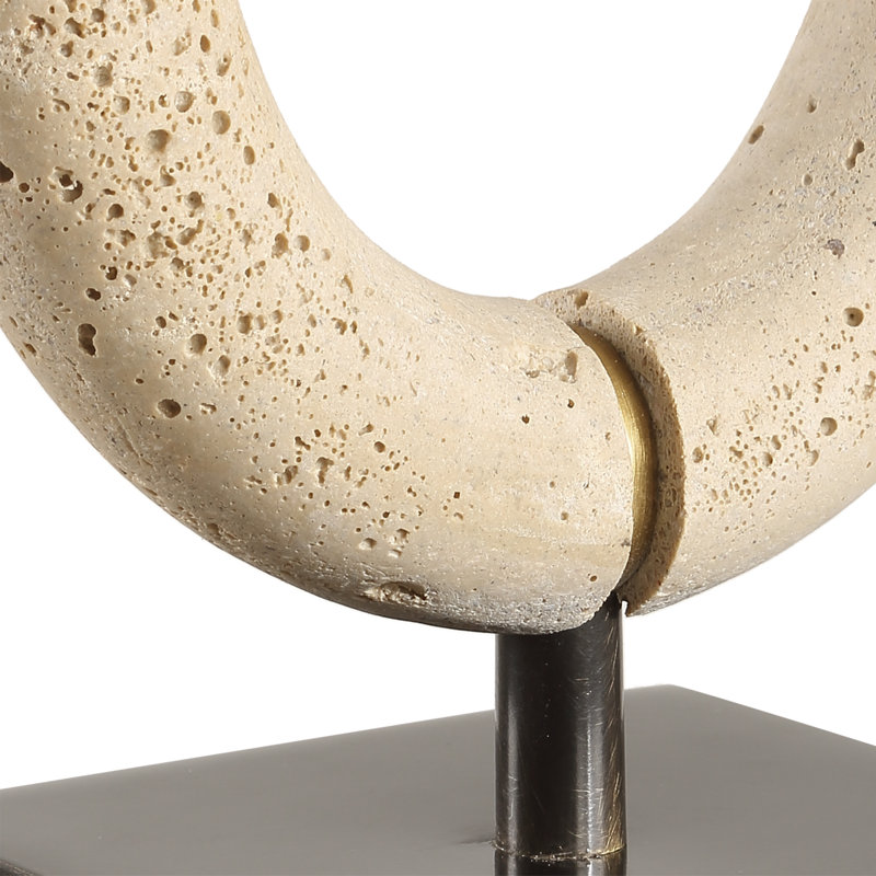 Ensemble de sculpture ovale
