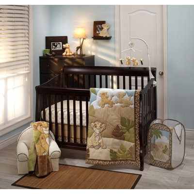 Lion King Urban Jungle 4 - Piece Crib Bedding Set