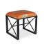 Medallion Single Black Leaping Cheetah Clementine Bench-794439661-794439663