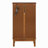 Curio Cabinet Lighted Curio Diapaly Cabinet With Adjustable Shelves And Mirrored Back Panel, Tempered Glass Doors (Oak, 3 Tier), (E26 Light Bulb Not Included)-1779121163