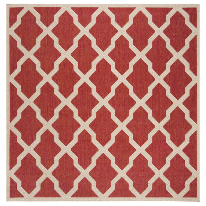 Ferrill 100 Performance Geometric Rug, Square 6'7"
