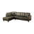 Juliessa Velvet L-Shaped Sectional Right Hand Facing-88077272