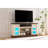 Farmhouse Fireplace TV Stand With Roman Column Styling, Up To 80-Inch TV, 70-Inch Modern Tall Entertainment Center With LED Lights, Living Room Media Console-731866829