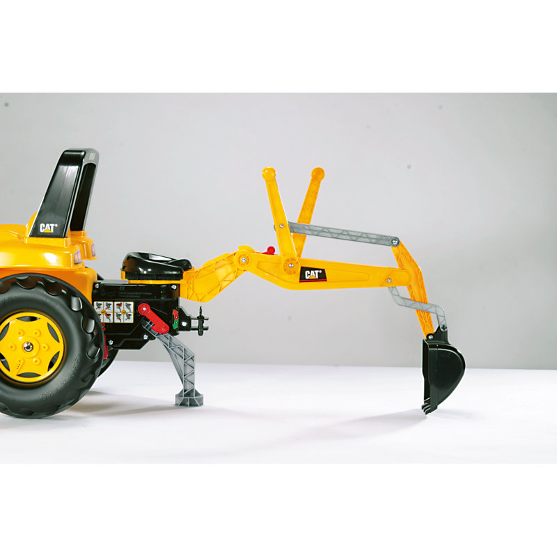 Rolly Toys CAT Tractor with Frontloader & Rear Excavator