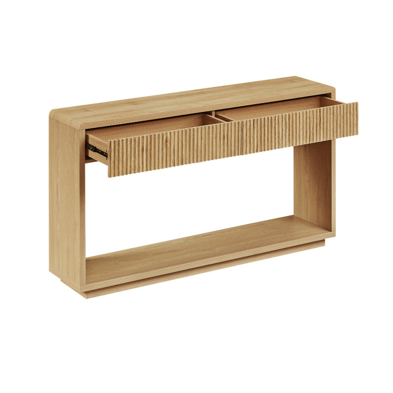 150 cm W Console Table, Natural, Natural, Natural