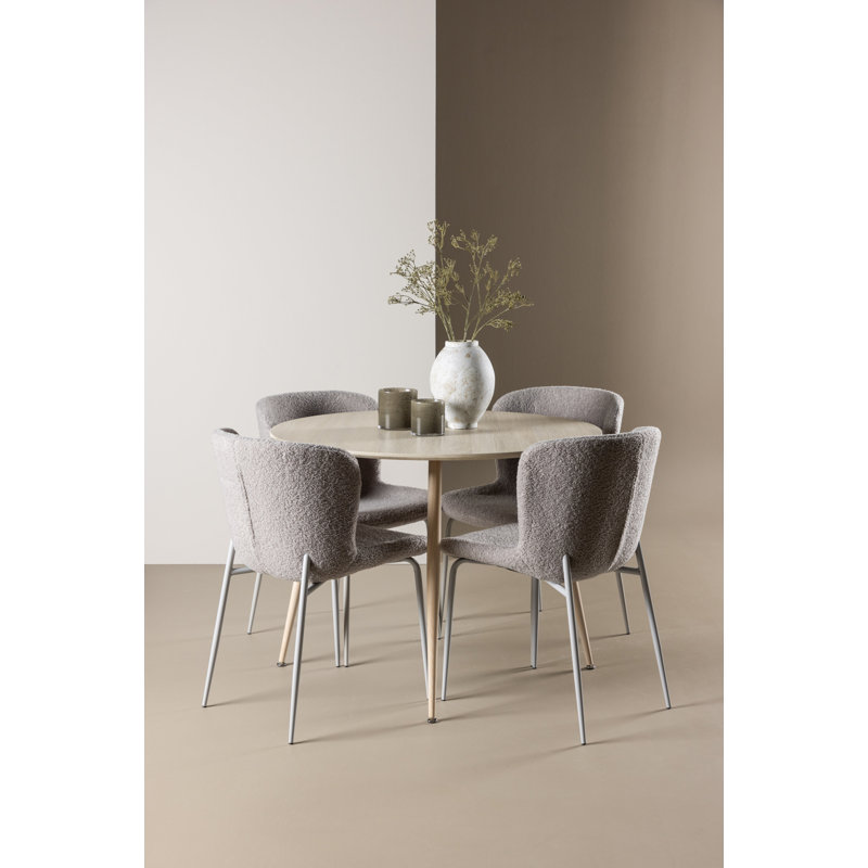 Traylor 4 - Person Dining Set, White