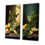 Citurs et vin blanc harmonie épicurienne - fruits, ensemble de 2 impressions sur toile-1566801127-1566801124
