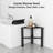 Kiryn 8.1'' W Metal Shower Bench