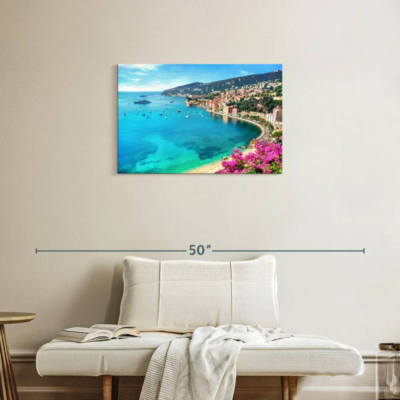 Gillard Villefranche-Sur-Mer Coastal Gillard, H 20 po x l 30 po